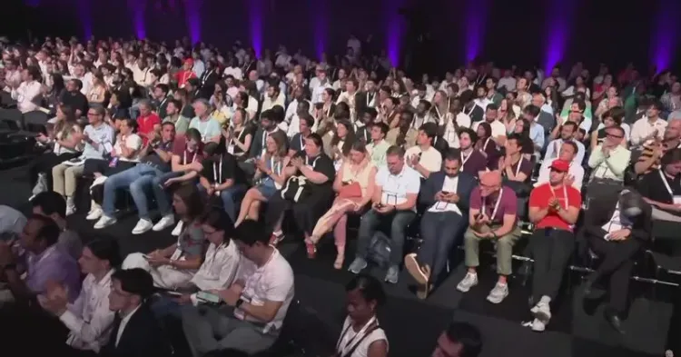 CM Dhami Shares PM Modi's Live Address at VivaTech 2026 Paris