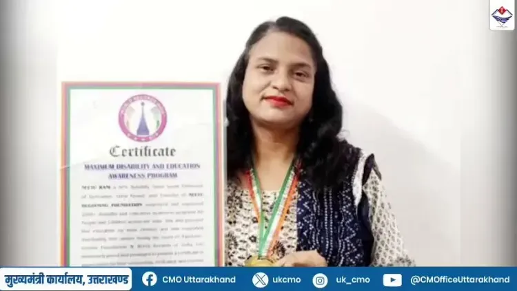 CM Dhami to honour Dehradun's Neetu Rani with Teelu Rauteli Award