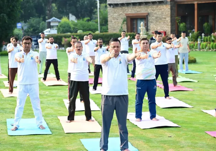 CM Dhami Urges Uttarakhand Residents to Join Yoga Day 2026