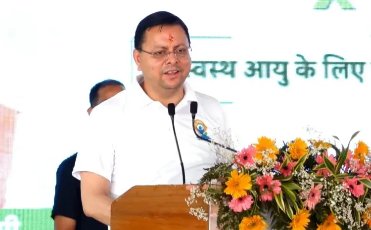 CM Dhami Vows to Make Uttarakhand Global Yoga Capital