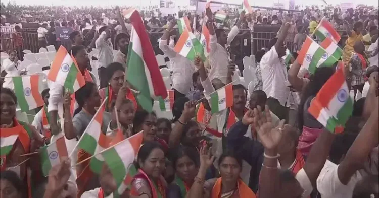 CM Dhami Watches PM Modi Inaugurate Bhogapuram Airport Live