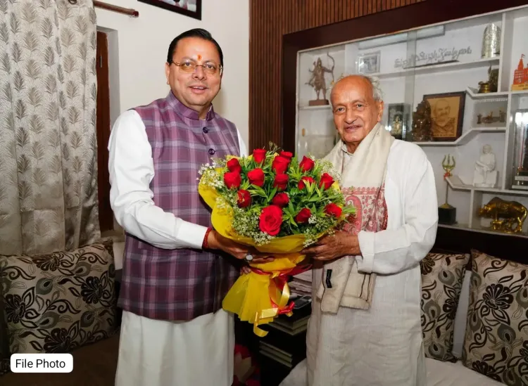 CM Dhami Wishes Former Uttarakhand CM Koshyari on Birthday