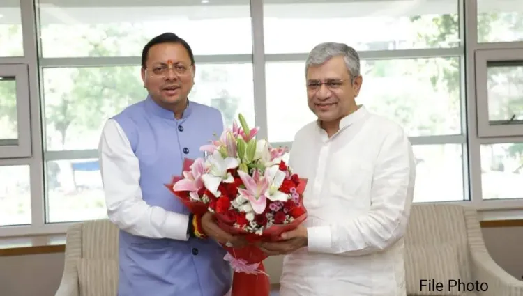 CM Dhami Wishes Union Minister Vaishnaw on Birthday