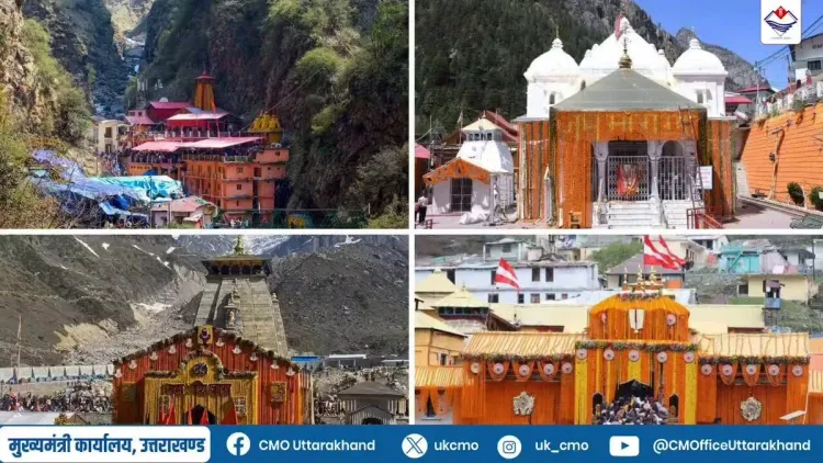CM Dhami's Char Dham Cleanliness Drive Visible in Chamoli