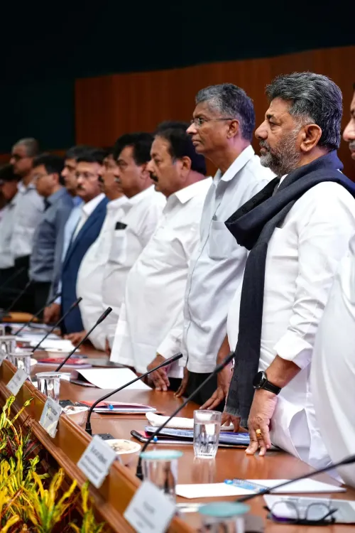 CM DK Shivakumar meets sugar mill owners at Suvarna Soudha