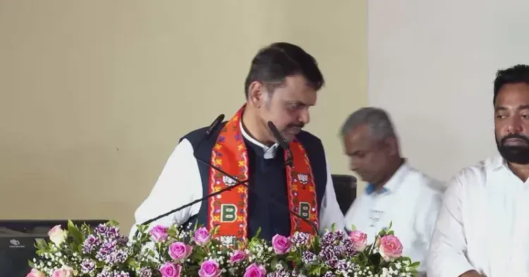 CM Fadnavis Addresses Kolhapur Graduate-Teacher Voter Meet