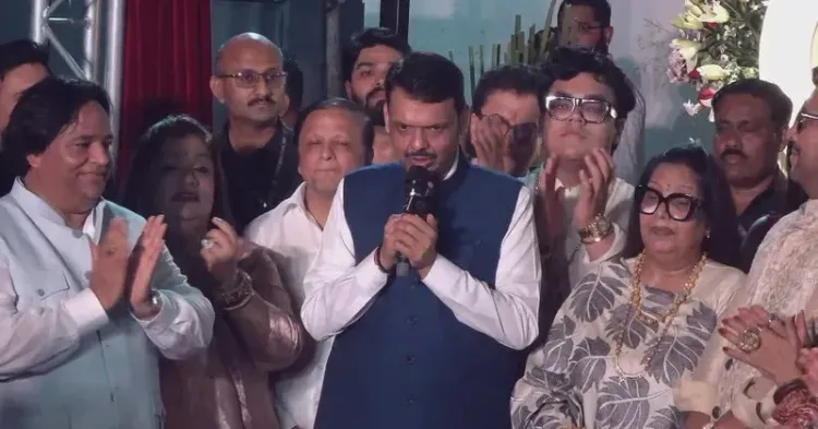 CM Fadnavis attends 'Sangeetkar Bappi Lahiri Marg' naming ceremony in Andheri