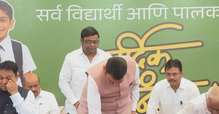 CM Fadnavis attends Shala Praveshotsav 2026 at PM SHRI school in Raigad