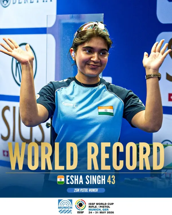 CM Fadnavis Congratulates Esha Singh on ISSF World Cup Gold