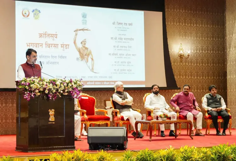CM Fadnavis, Governor mark Birsa Munda Balidan Diwas in Mumbai