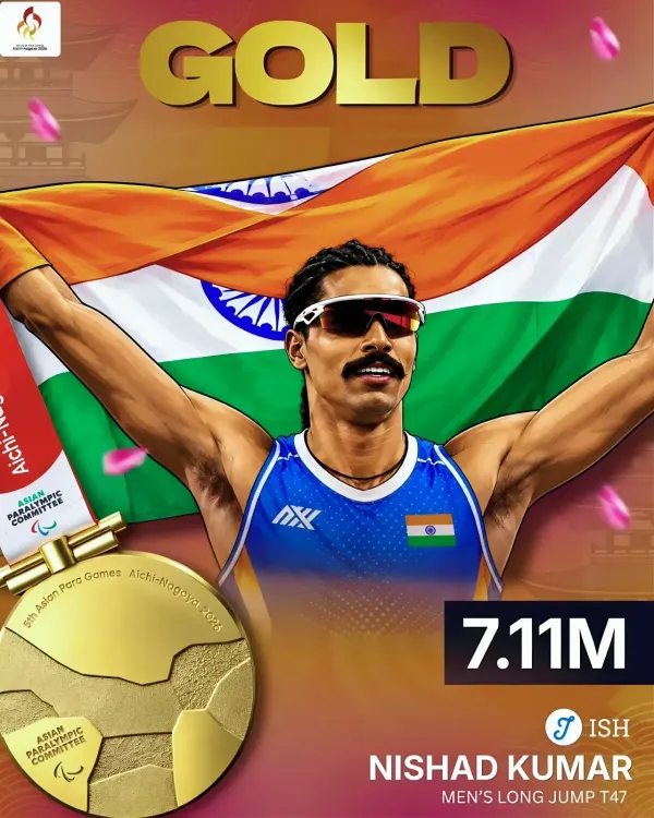 CM Fadnavis Hails Nishad Kumar's Gold at Asian Para Games 2026