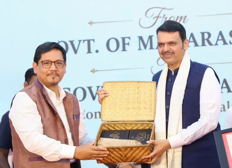 CM Fadnavis hands Navi Mumbai plot to Meghalaya for new Bhavan