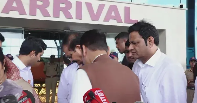 CM Fadnavis Holds Live Media Interaction in Amravati