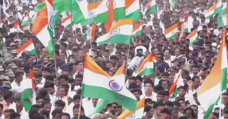 CM Fadnavis leads Tiranga Rally in Chhatrapati Sambhajinagar