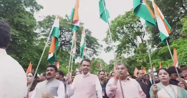 CM Fadnavis leads Tiranga Rally in Pune ahead of Independence Day