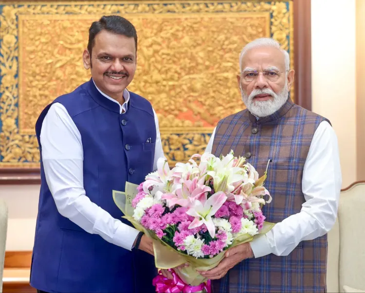 CM Fadnavis Meets PM Modi in Delhi, Seeks Central Support for Maharashtra Projects