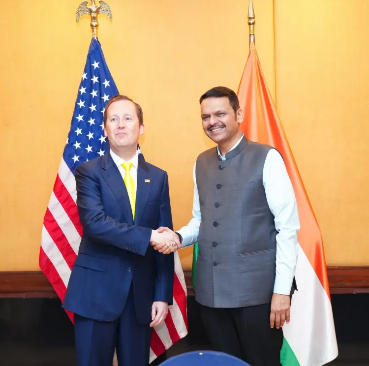 CM Fadnavis Meets U.S. Ambassador Sergio Gor in Mumbai
