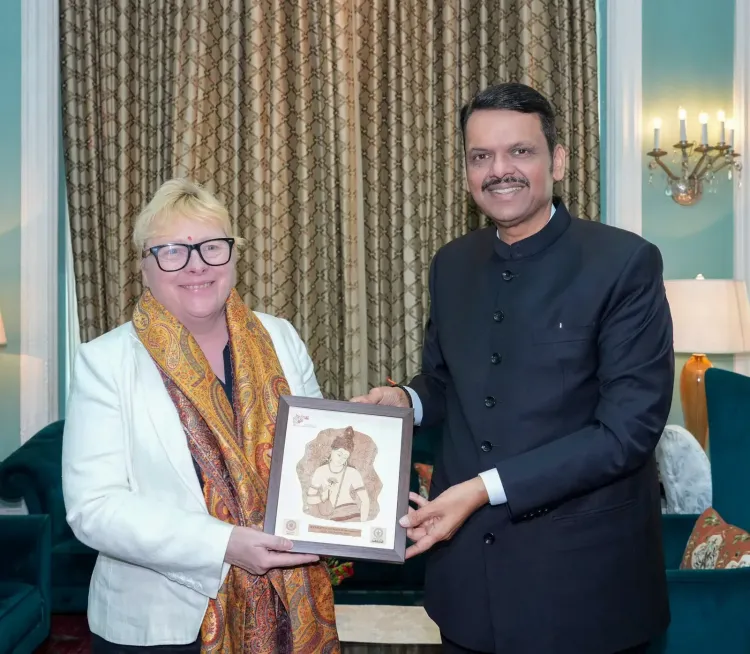CM Fadnavis meets UK ministers in Mumbai, sets 3-track partnership