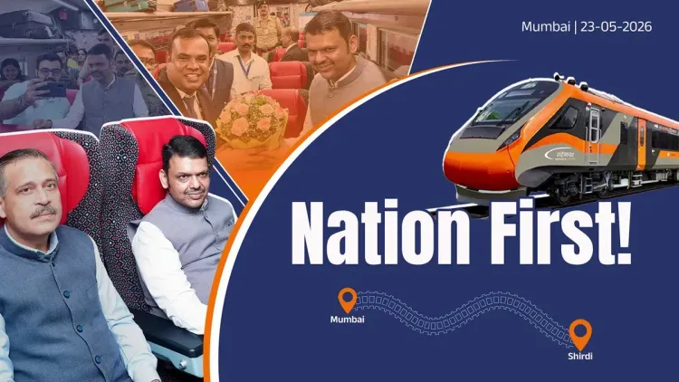 CM Fadnavis Travels Mumbai–Shirdi on Vande Bharat Express
