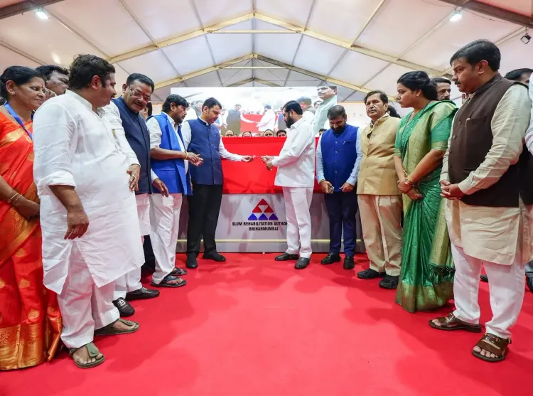 CM Fadnavis unveils 3D model of Annabhau Sathe institute in Mumbai