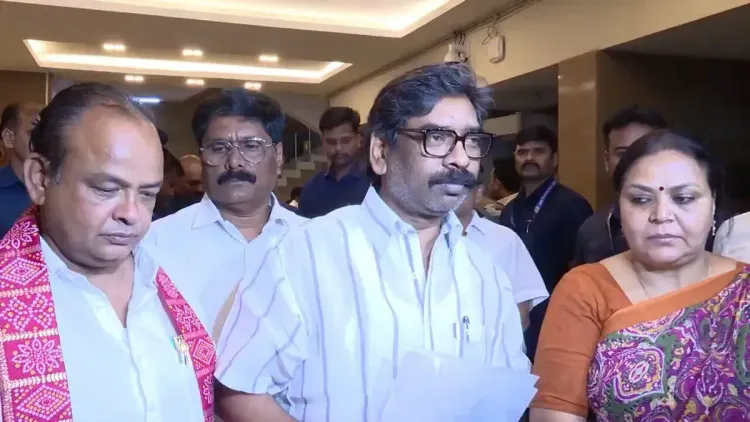 CM Hemant Soren Addresses Media at Jharkhand Mantralaya
