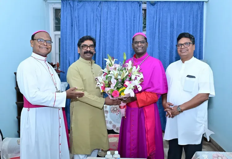 CM Hemant Soren attends Bishop Khalkho's consecration in Ranchi