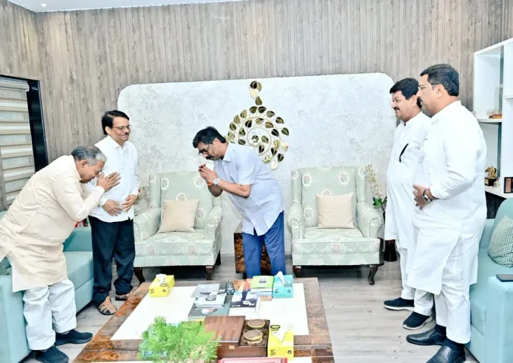 CM Hemant Soren Meets Congress Leaders Ahead of Rajya Sabha Polls
