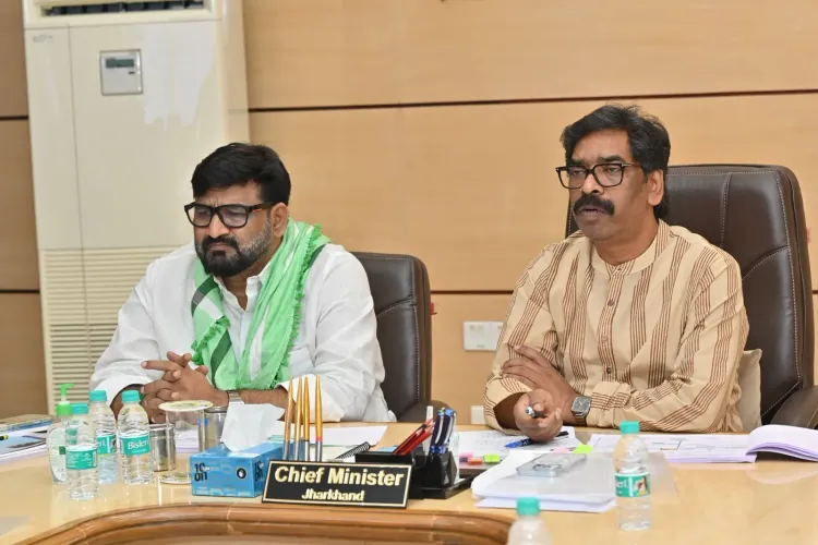 CM Hemant Soren Reviews Jharkhand Water Resources Plans