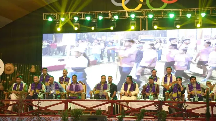 CM Himanta attends Moran Tribal Sports Festival in Tinsukia