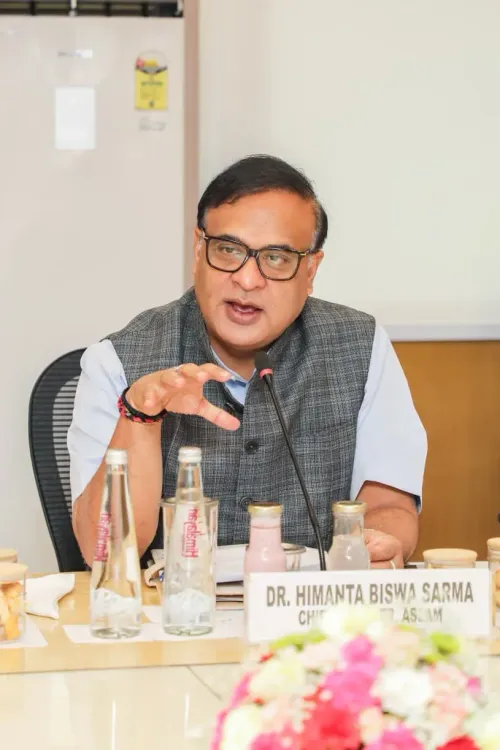 CM Himanta Attends NITI Aayog Meet of NE Chief Ministers