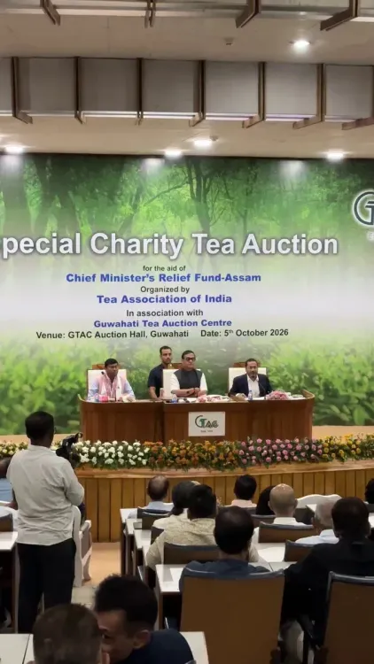CM Himanta Auctions Tea for Relief Fund, Raises ₹2.61 Cr