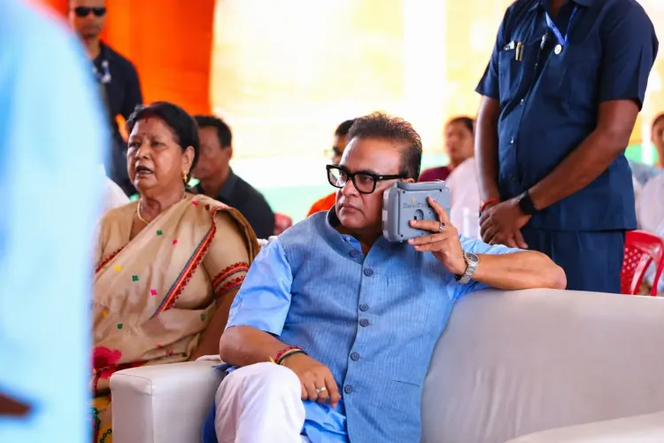 CM Himanta Biswa Listens to Mann Ki Baat at Azara