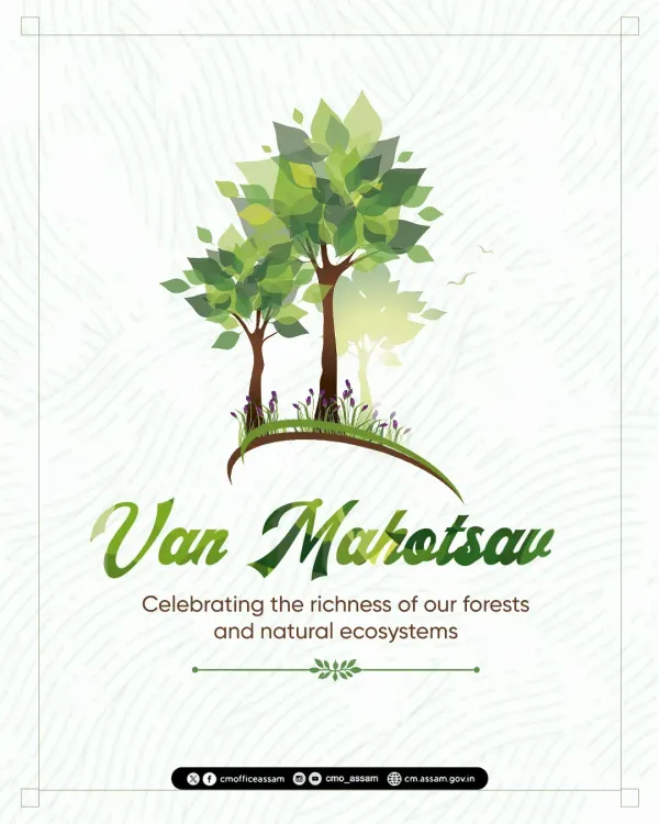 CM Himanta Biswa Sarma Calls Assam to Plant Trees on Van Mahotsav