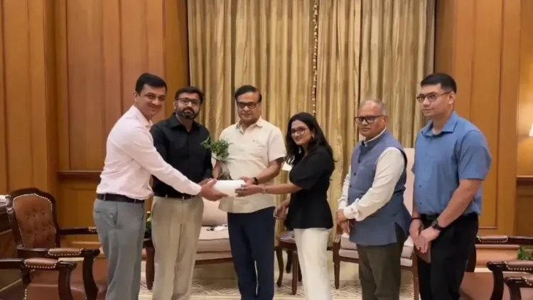 CM Himanta Biswa Sarma Meets Mushroom World Pro on Algae Tech