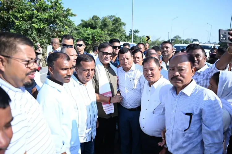CM Himanta Biswa Sarma Visits Sadiya to Warm Public Welcome