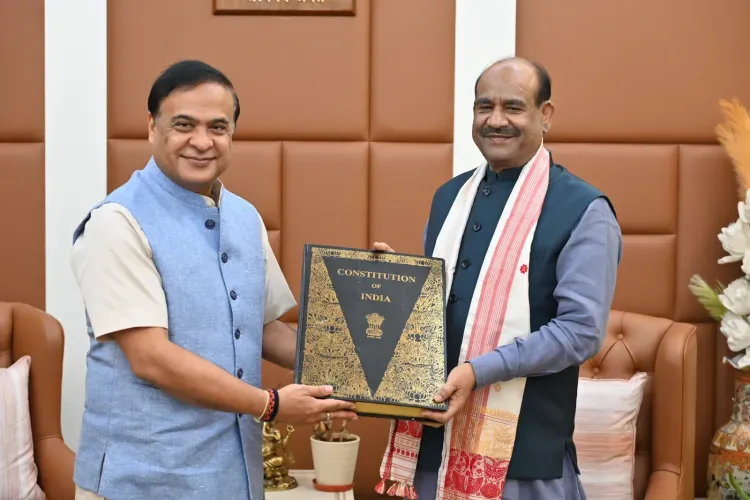 CM Himanta calls on Lok Sabha Speaker Om Birla, lauds digital push