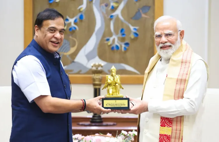 CM Himanta Calls on PM Modi, Briefs Him on Assam's NDA 3.0 Progress