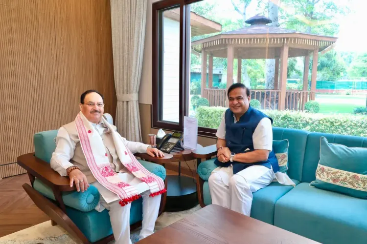 CM Himanta calls on Union Health Minister Nadda in Delhi