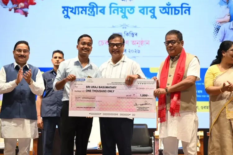 CM Himanta disburses aid to 5 lakh students under Nijut Moina, Nijut Babu