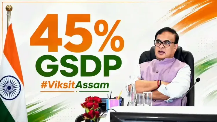 CM Himanta Flags 45% GSDP Rise, Calls Assam India's Fastest-Growing State