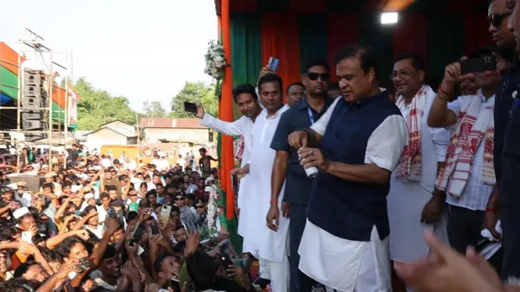 CM Himanta Flags Assam-Made Energy Drink on Campaign Trail