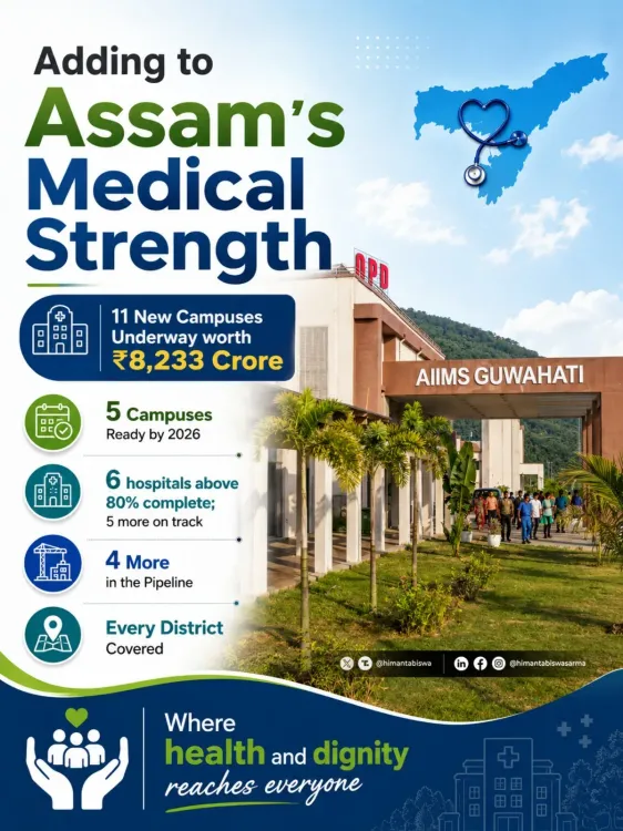 CM Himanta Flags Assam's Healthcare and Medical Education Push