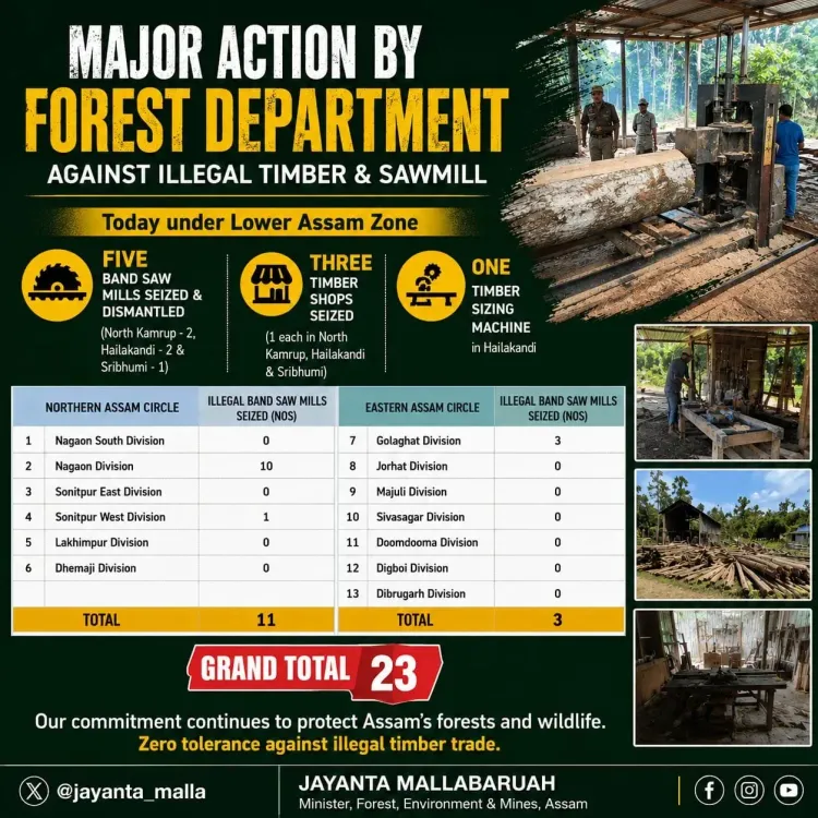CM Himanta hails Assam's crackdown on illegal timber trade