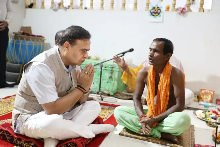 CM Himanta joins Rath Yatra in Guwahati, prays for flood relief