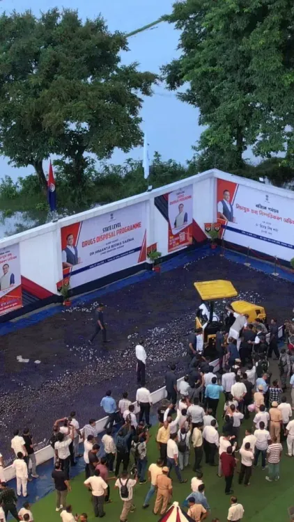 CM Himanta Launches ₹472-Crore Drug Destruction Drive in Assam