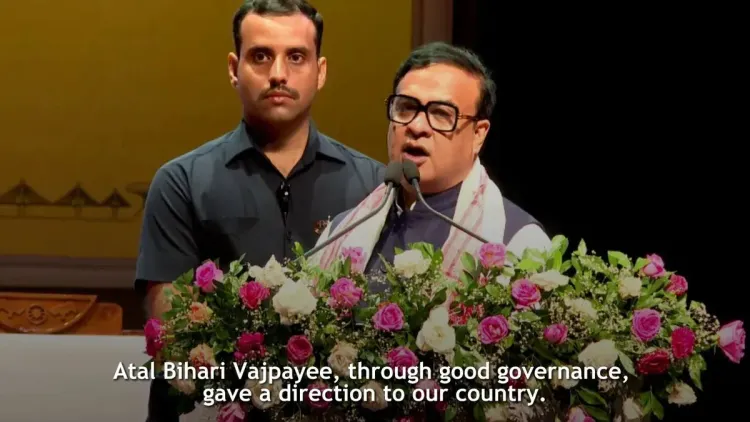 CM Himanta links Vajpayee's legacy to Modi's three mandates