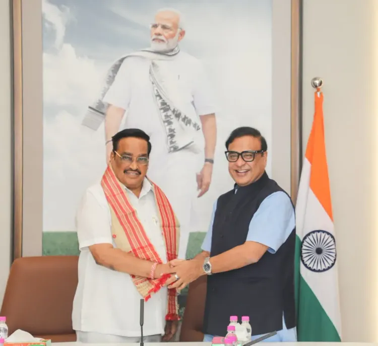 CM Himanta meets C.R. Patil in Delhi over Assam water security