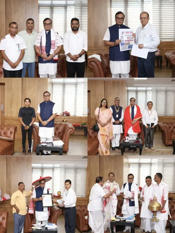CM Himanta Meets Citizens, Delegations at Lok Sewa Bhawan