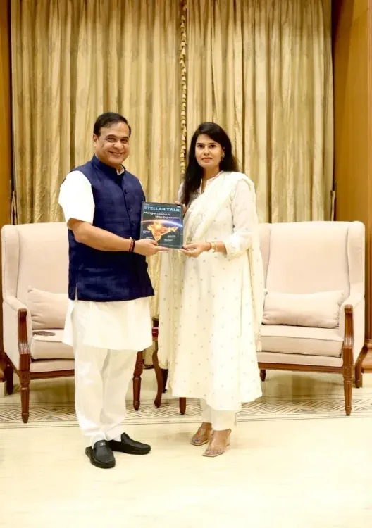 CM Himanta Meets Dignitary, Calls It a Pleasure
