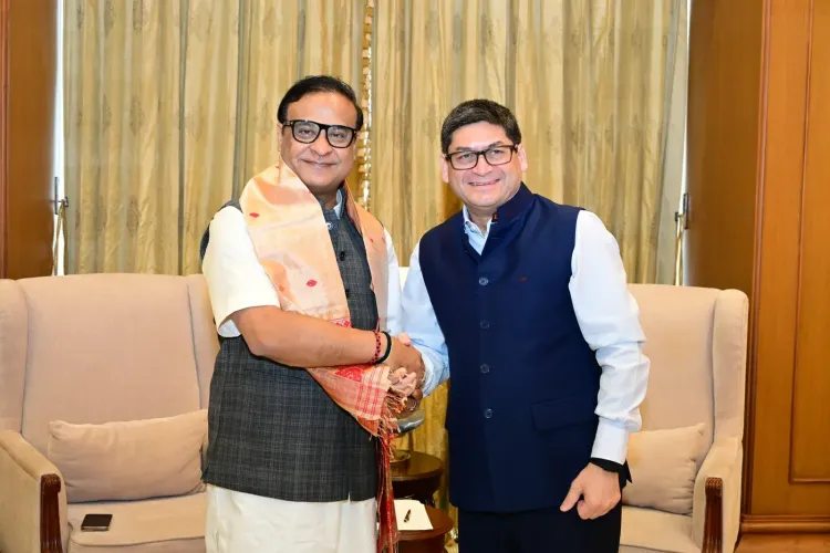 CM Himanta Meets Essar Director Prashant Ruia on Assam Investment